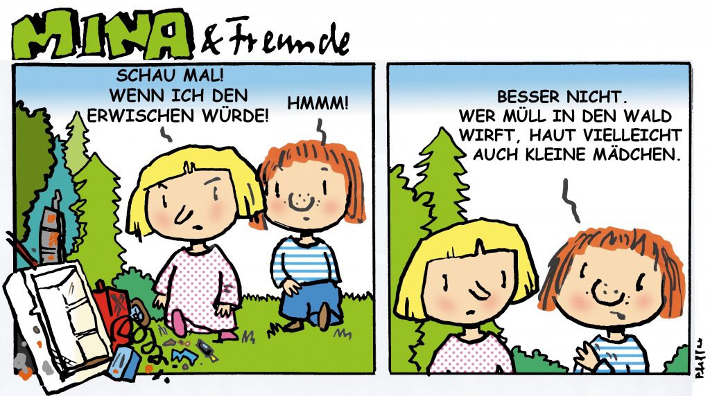 Mina und Freunde - evangelischer Comic - MITTENDRIN - Gemeindebrief für Ludwigsau